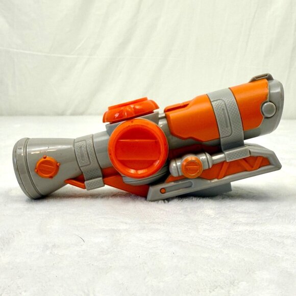 Nerf Zombie Strike Clear Shot Targeting Scope 2009 Gray Orange - Picture 1 of 9